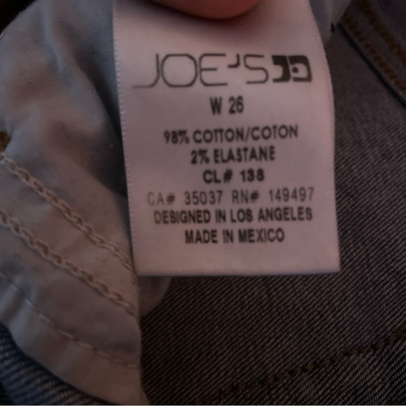 Joe’s Jeans Women’s Skinny Jeans Blue Denim Stretch Size 26 - Picture 4 of 8